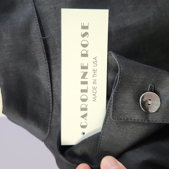 black LINEN top - Picture 10 of 12